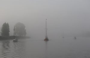 Nebel-Fahrt auf der Oste